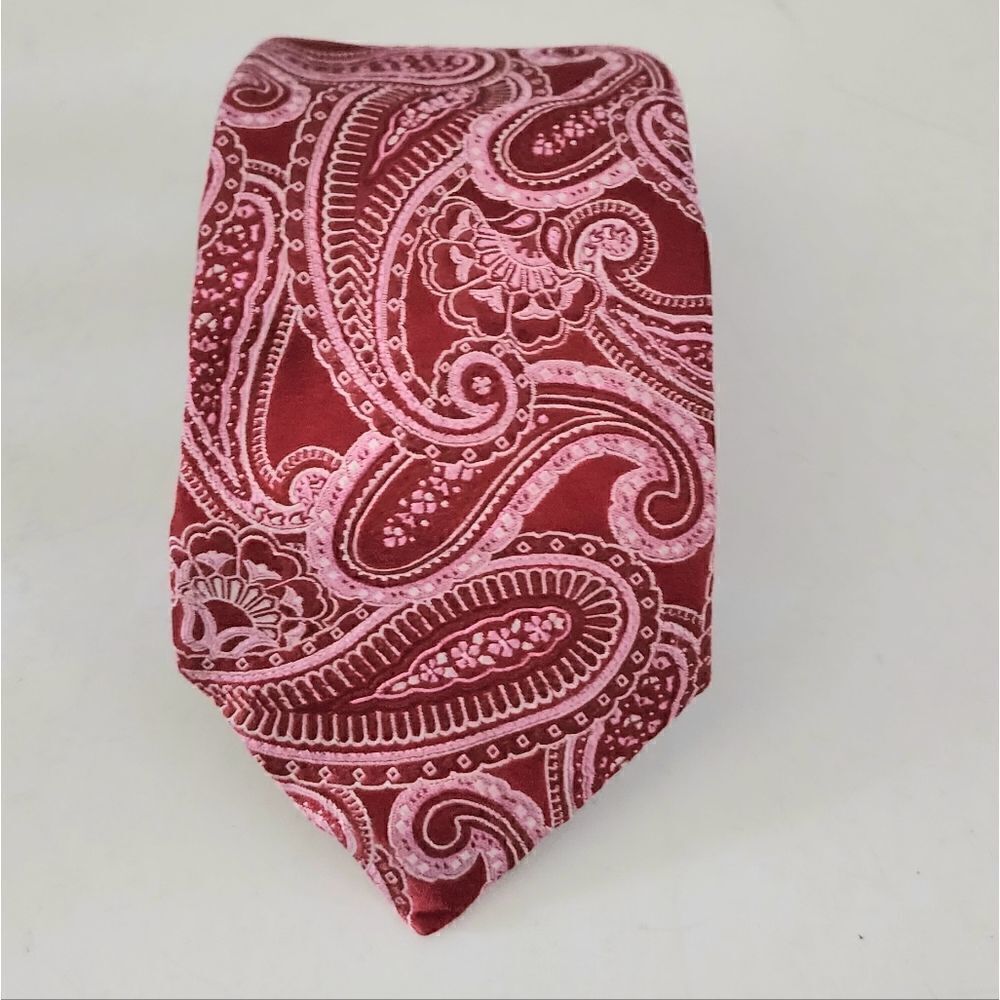 Tommy Hilfiger paisley men's tie